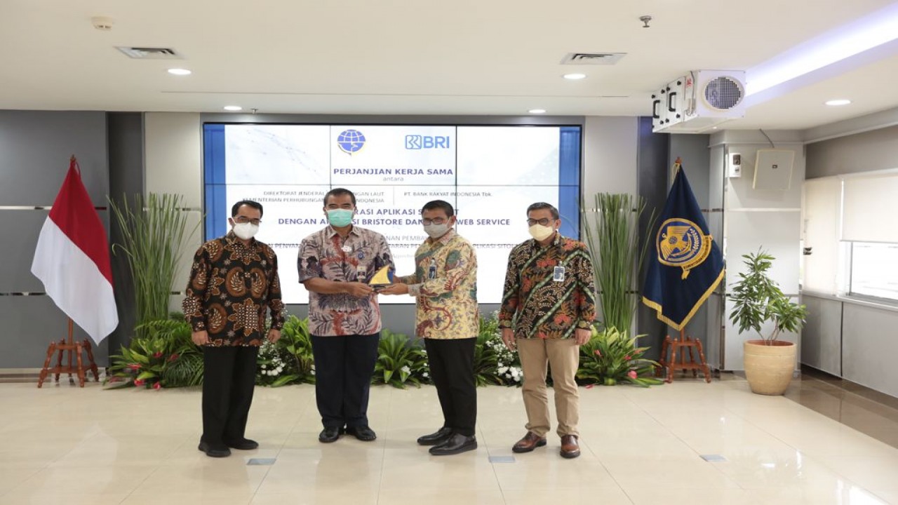 Kerja sama BRI dengan Kemenhub.
