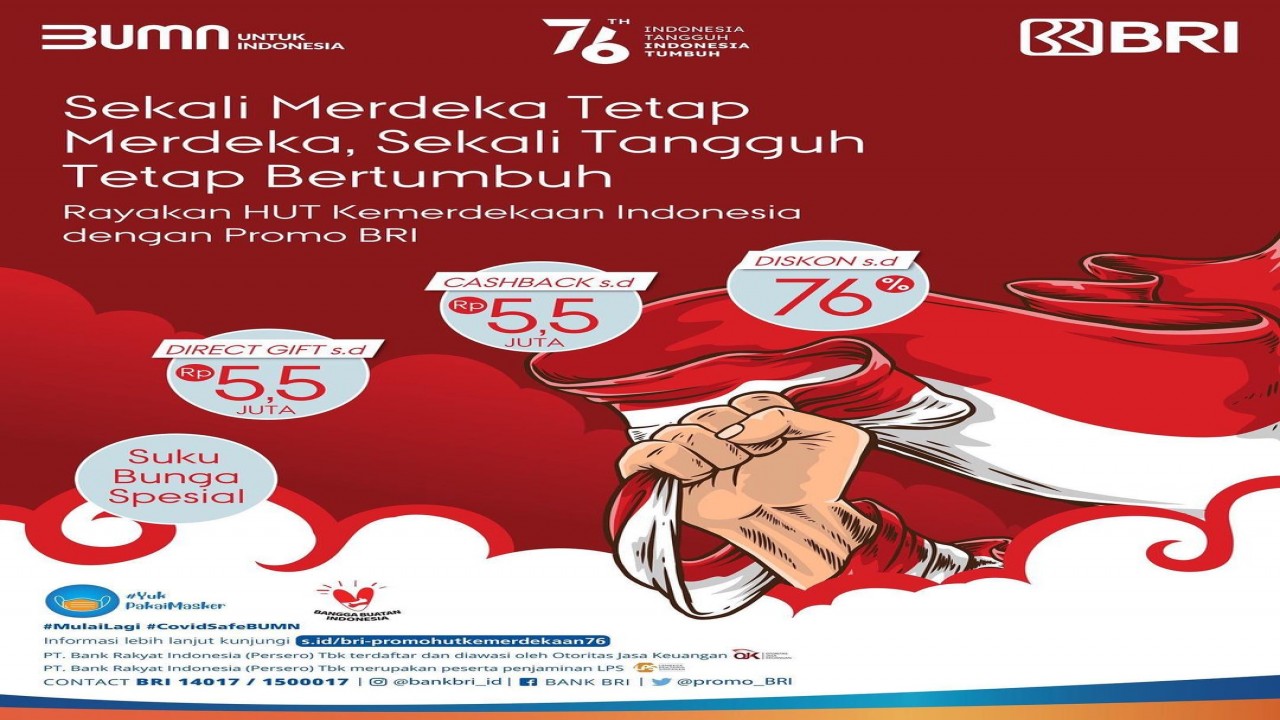 Promo HUT RI BRI.