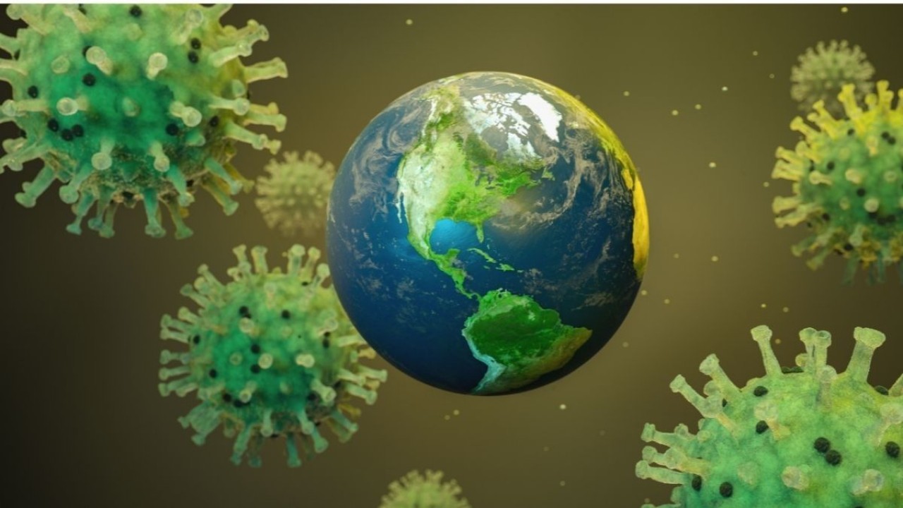 Ilustrasi covid-19 telah menyebar ke seluruh dunia/ist