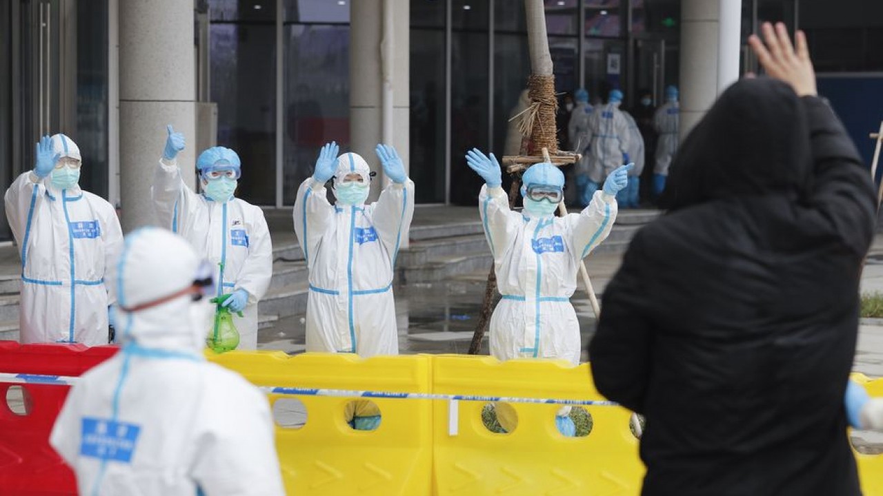 Ilustrasi Covid-19 di China. (CGTN)