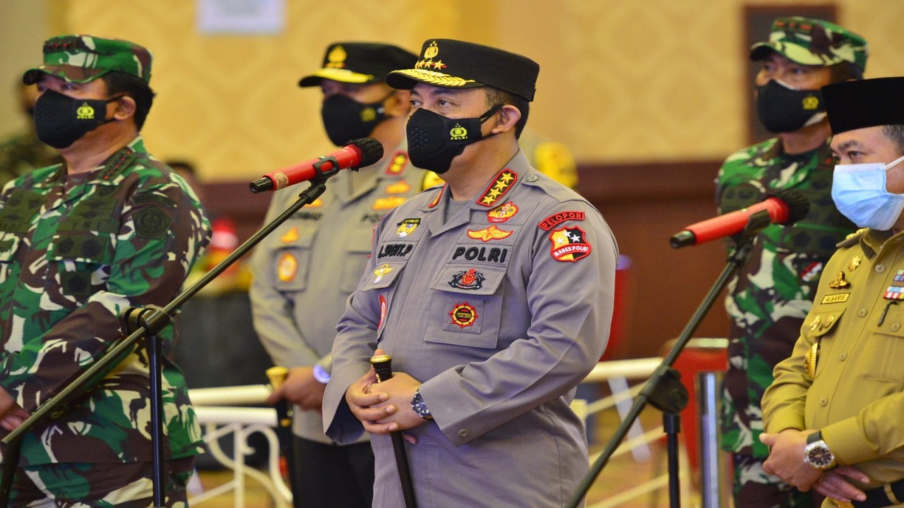 Kapolda bersama Panglima TNI.