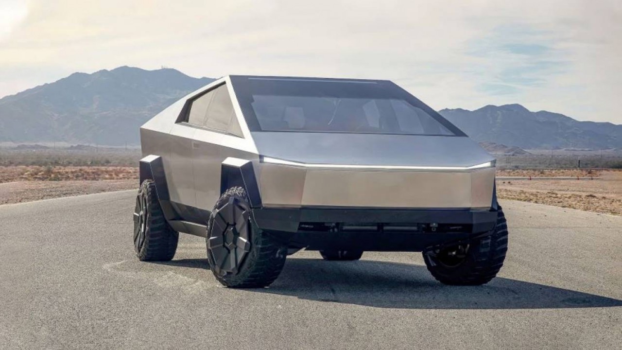 Tesla Cybertruck. (Carscoops)