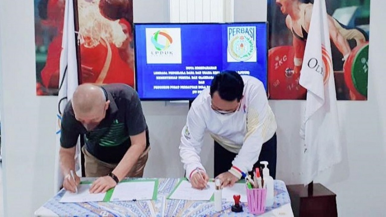 MoU BLU LPDUK dengan Perbasi