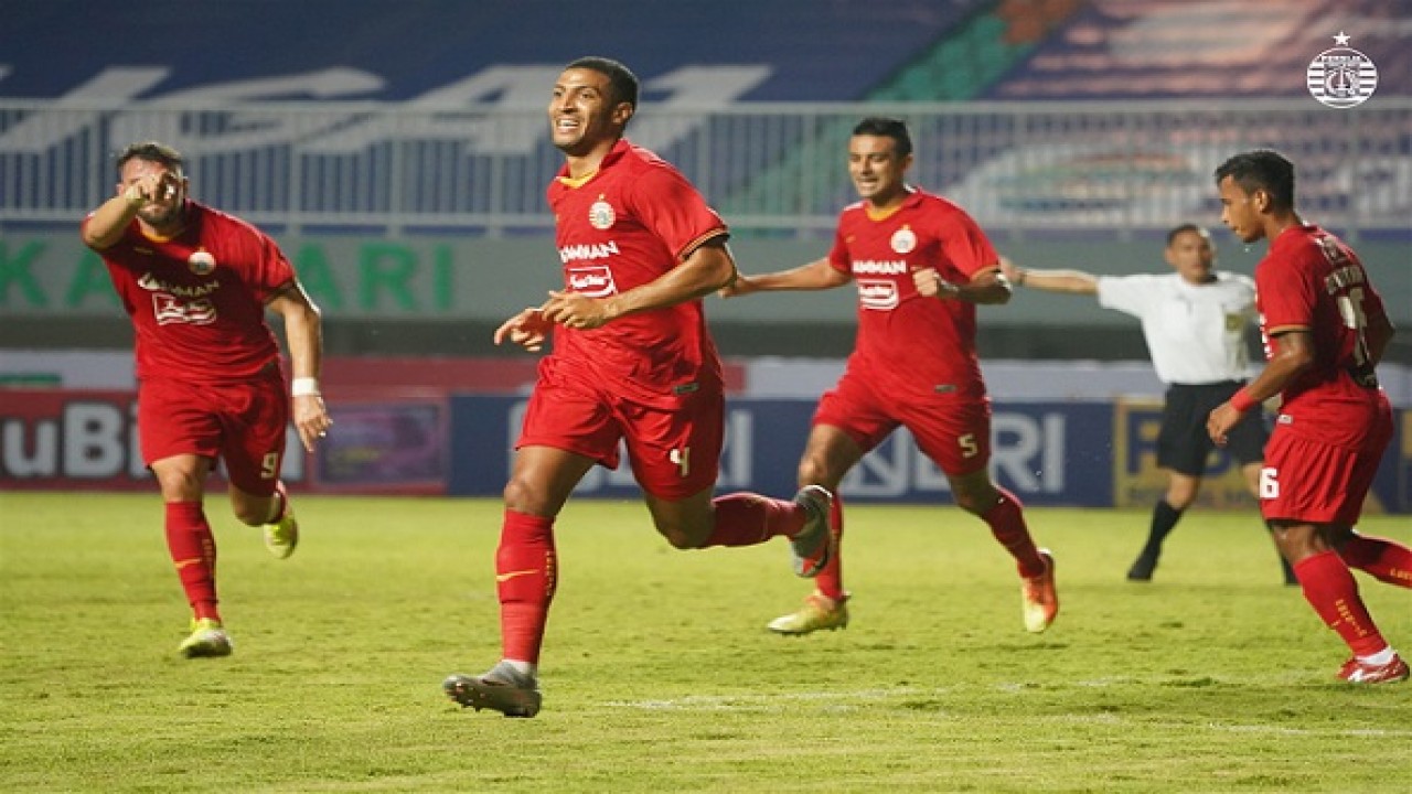 Selebrasi gol skuad Persija