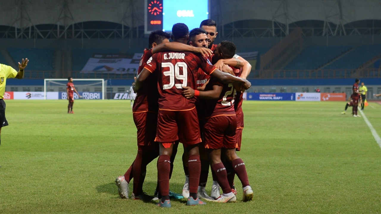 Selebrasi Suad Borneo FC