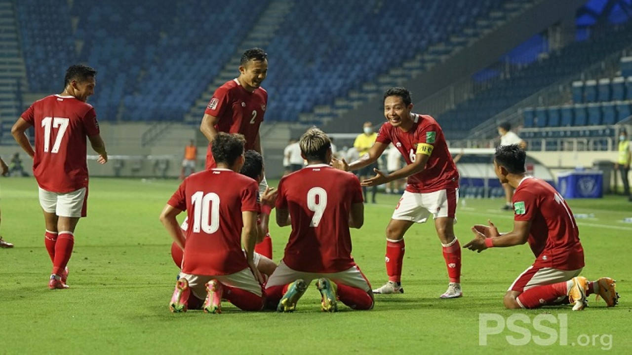 Selebrasi Timnas Indonesia