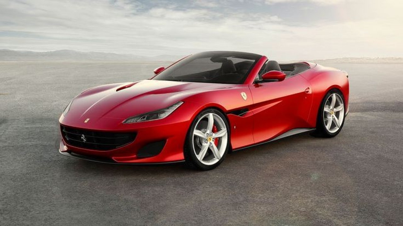 Ilustrasi supercar Ferrari. (Carvaganza)