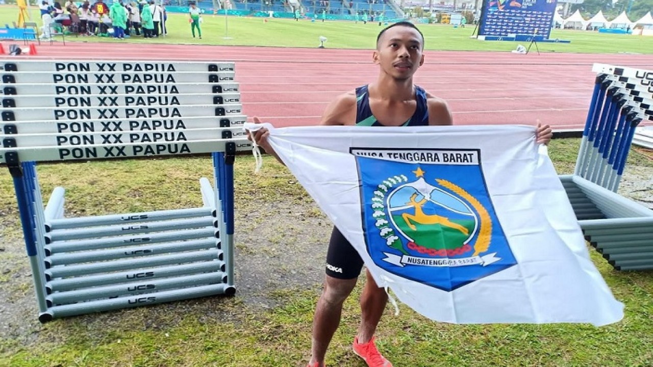 Atlet lompat jauh dari NTB, Sapwaturrahman