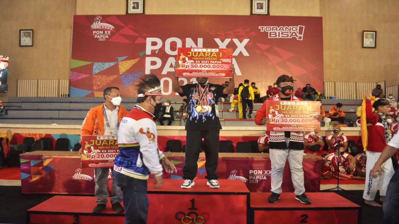 Cabor tarung derajat di PON Papua.
