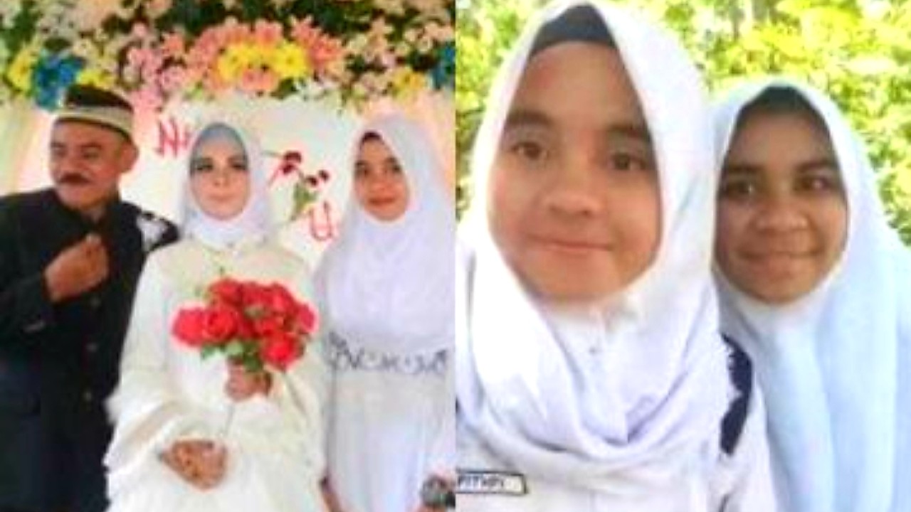 Fitriani Yuda berfoto bersama teman SMA (net)