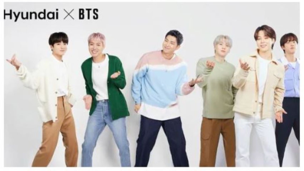 Hyundai kolaborasi dengan BTS. (Hindustan Times)