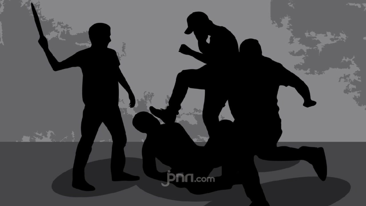 Ilustrasi aksi pengeroyokan/ist