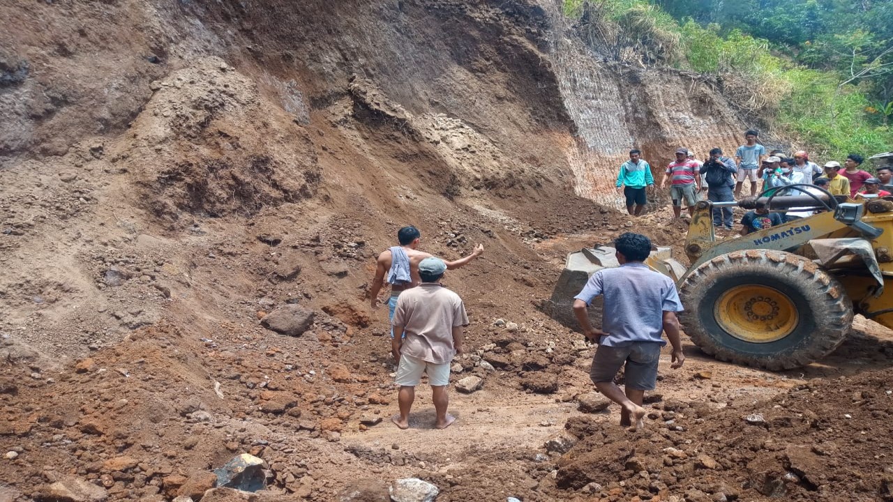 Ilustrasi bencana tanah longsor/ist