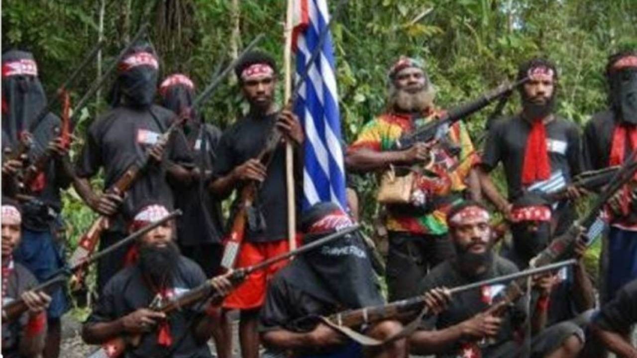 Ilustrasi kelompok kriminal bersenjata (KKB)/ist