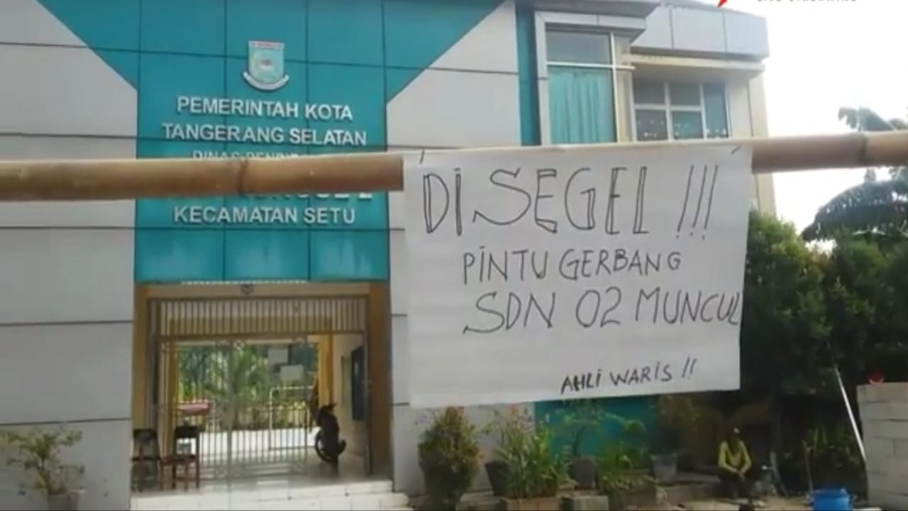 Ilustrasi sekolah disegel ahli waris/ist