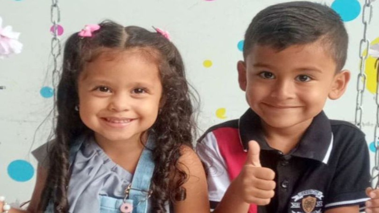 kakak beradik Jhofran Mathias Gonzalez Chaya dan Amira Jhasley Chaya meninggal usai makan buah beracun. (Daily Star)