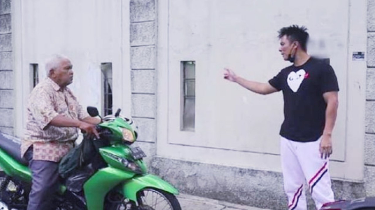 Kakek Suhud dan Baim Wong (net)