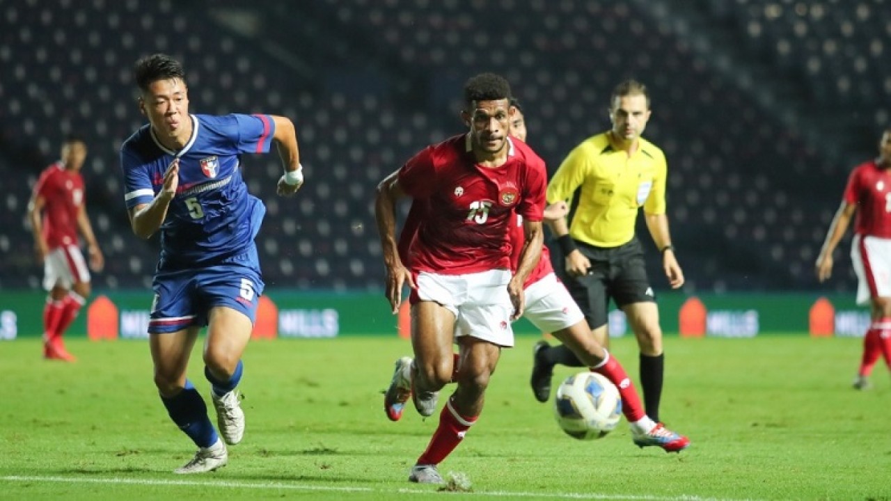 Laga Timnas vs Taiwan