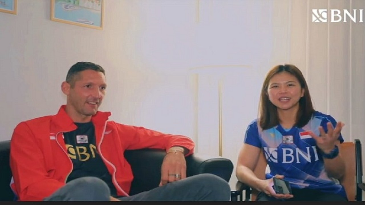 Marco Materazzi bersama Greysia Polii / Foto: Ist