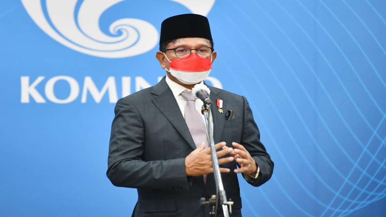 Menkominfo Johnny G Plate/ist