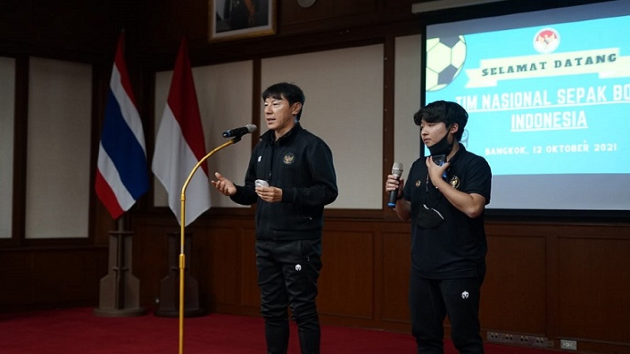 Pelatih timnas Indonesia Shin Tae-yong