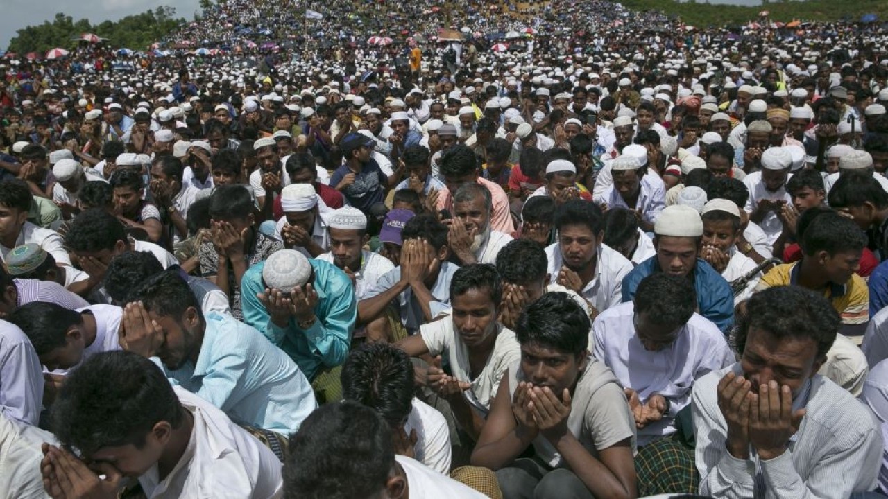 Pengungsi Rohingya. (The Irish Times)