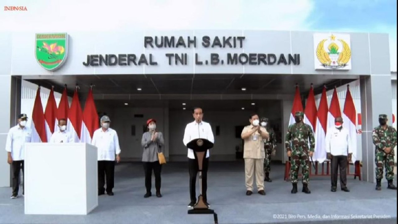 Presiden Joko Widodo (Jokowi) resmikan RS Jenderal LB Moerdani/ist