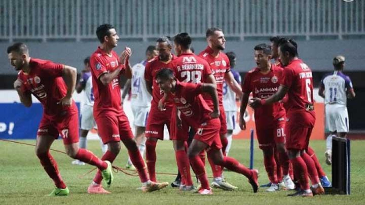 Selebrasi gol skuad Persija