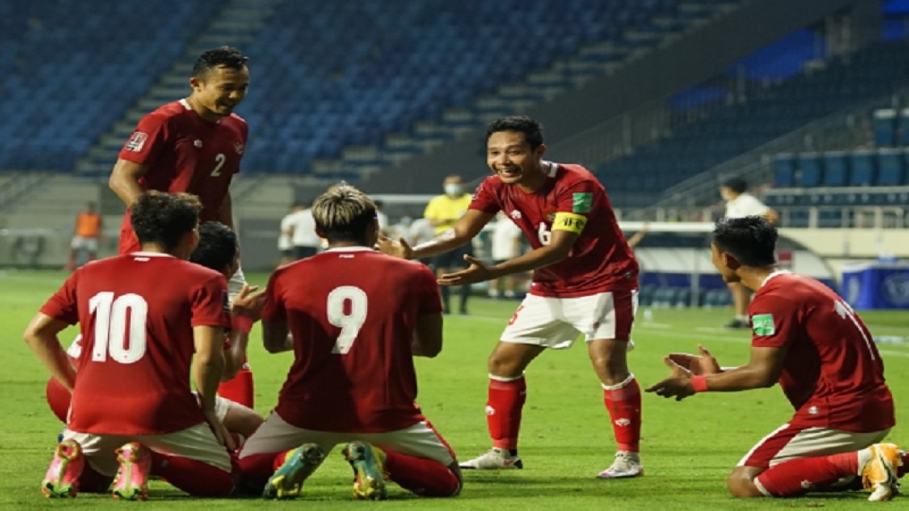 Selebrasi Timnas Indonesia