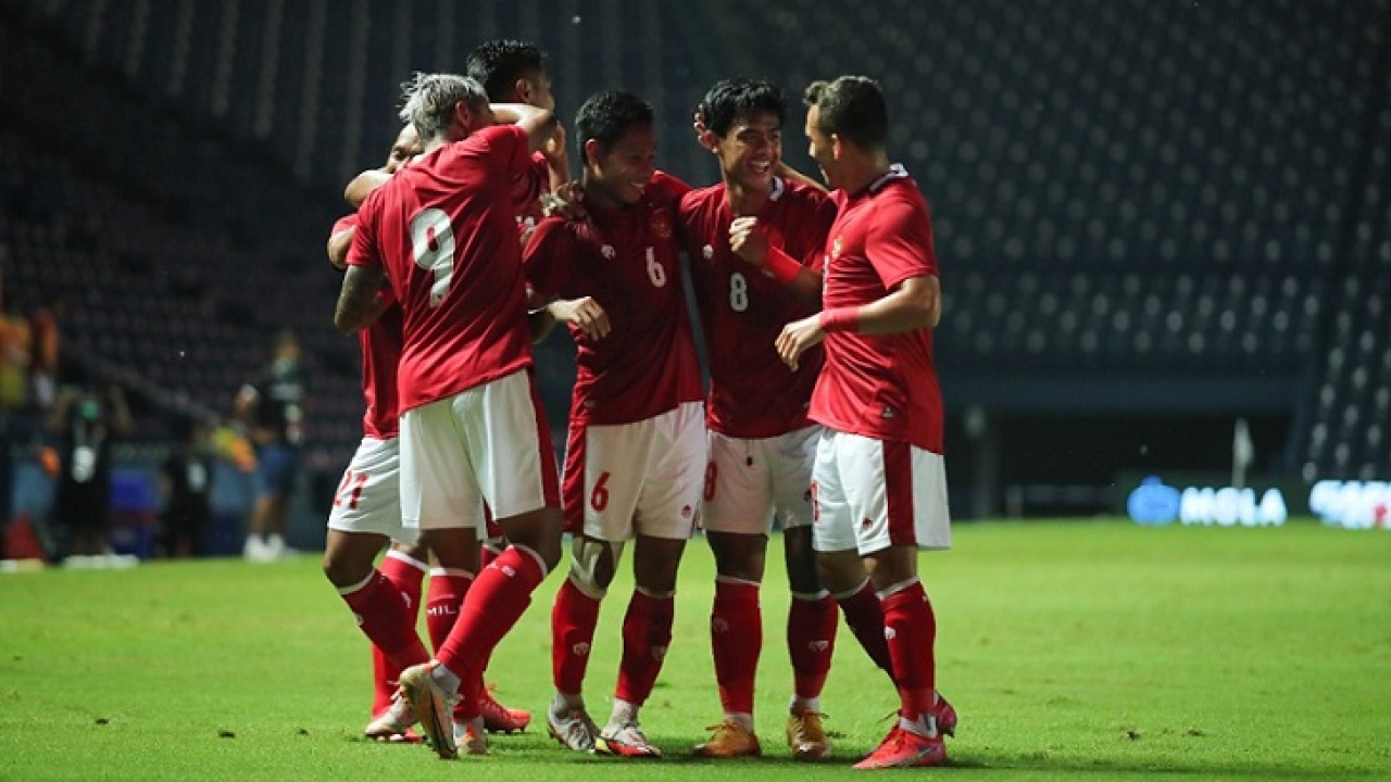 Selebrasi Timnas Indonesia
