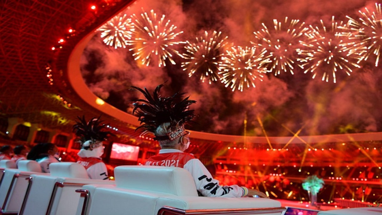 Wapres, KH. Ma’ruf Amin di acara penutupan PON XX Papua 2021