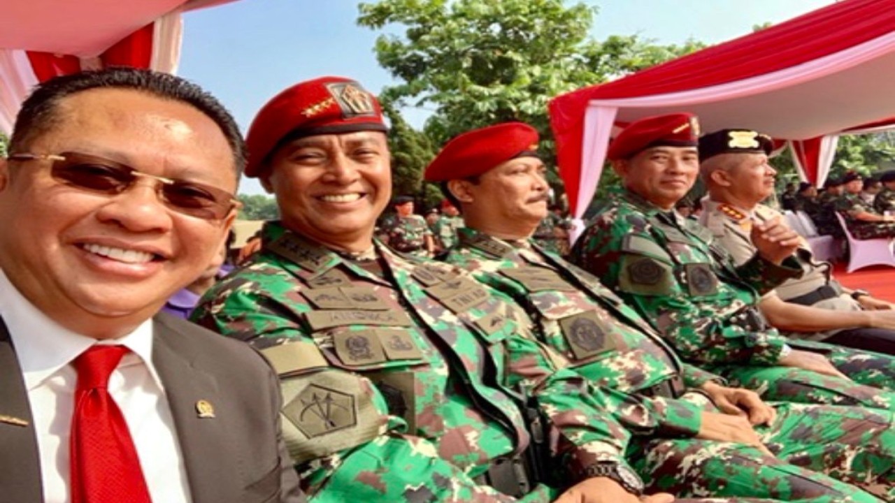 Bamsoet bersama Jenderal Andika Perkasa.