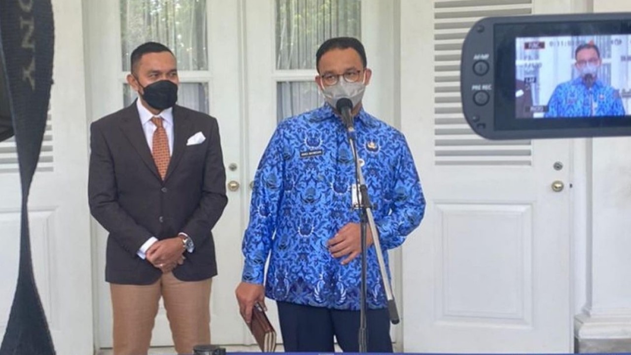 Anies dan Ahmad Sahroni. (Instagram)