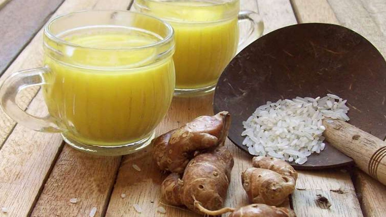 Ilustrasi minuman jamu beras kencur (intisari.grid.id)