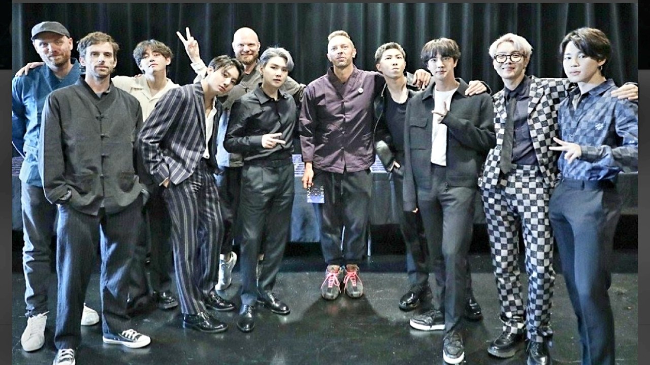 BTS dan Coldplay (net)
