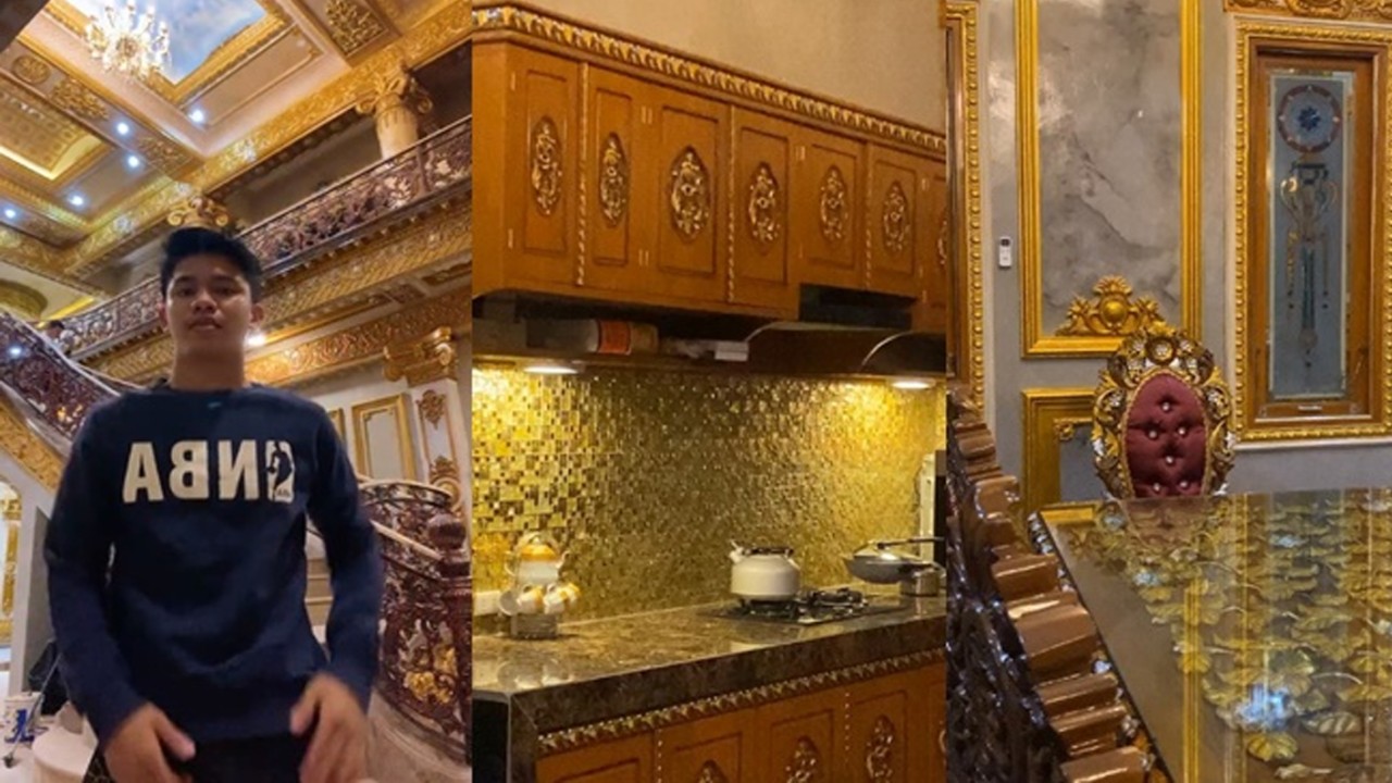 Eja dan rumah orang tuanya yang berlapis emas.