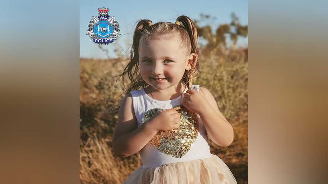 Gadis cilik Cleo Smith berhasil ditemukan dalam keadaan selamat dan sehat. (AFP)