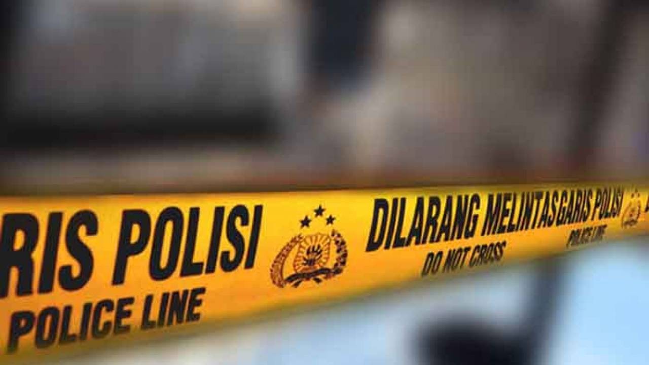 Garis polisi di tempat kejadian perkara/ist