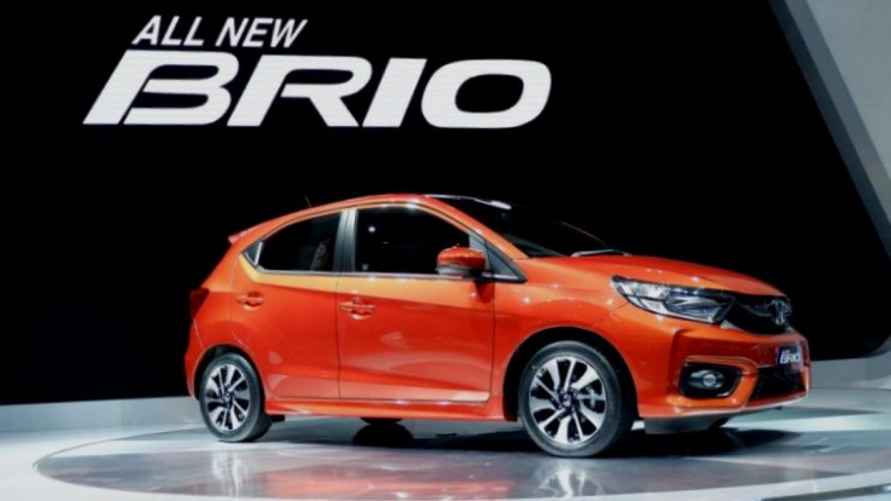Honda Brio menjadi penyumbang tertinggi penjualan mobil Honda. (Istimewa)