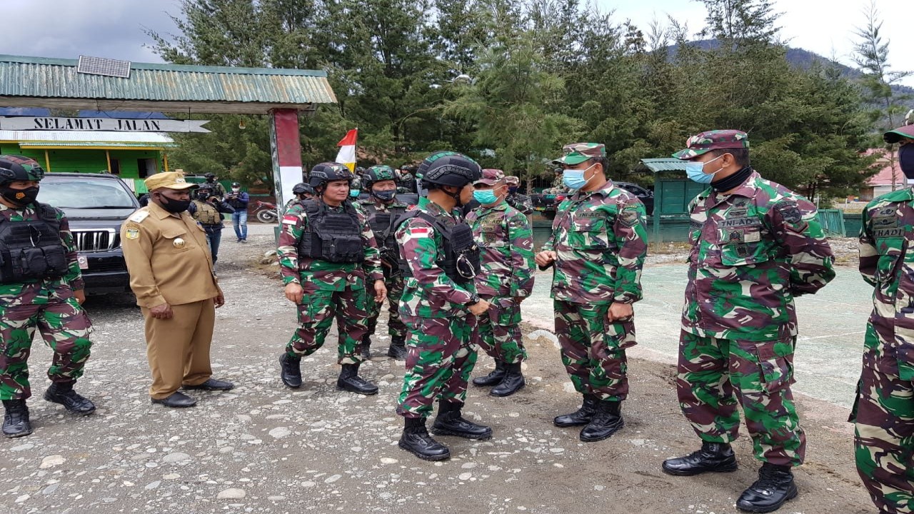 Ilustrasi pasukan TNI yang bertugas di Papua/ist