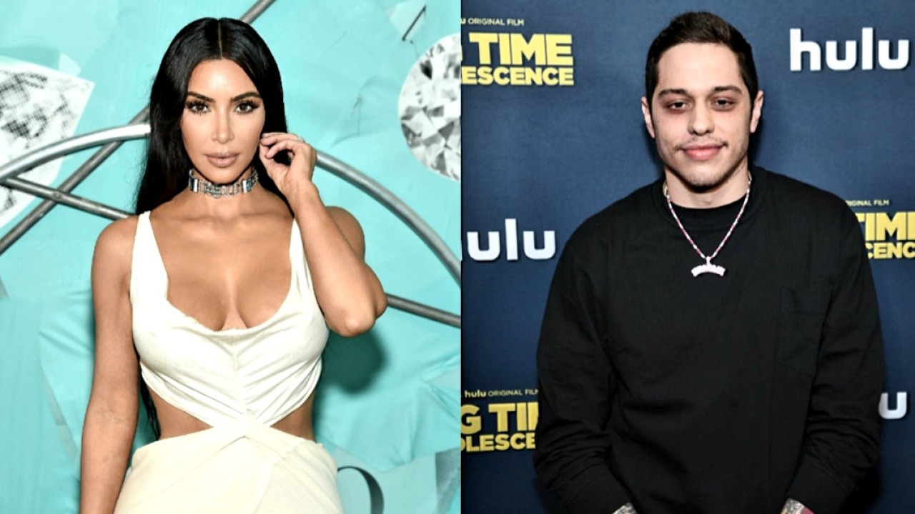 Kim Kardashian dan Pete Davidson. (net)
