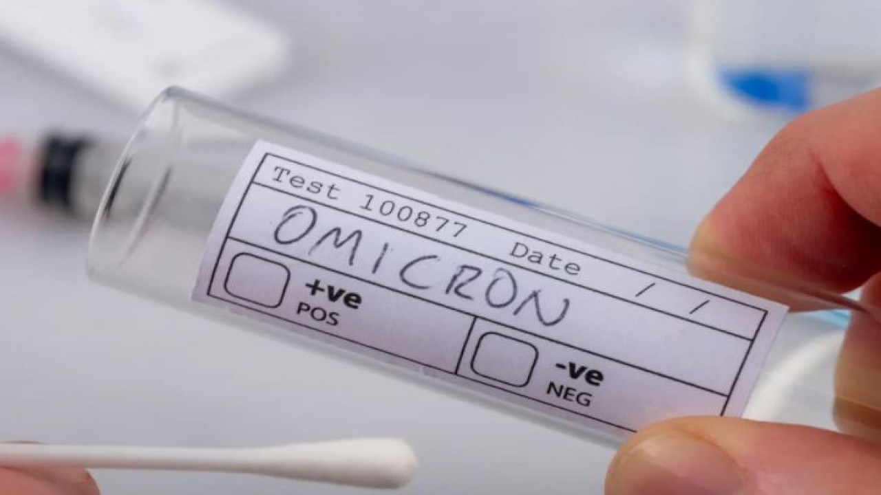 Ilustrasi varian Omicron. (The Guardian)