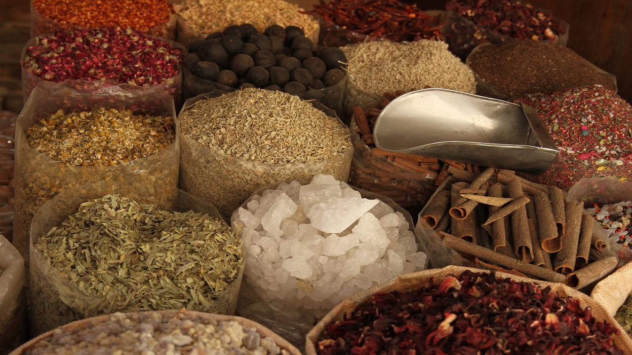 Ilustrasi Rempah Kering