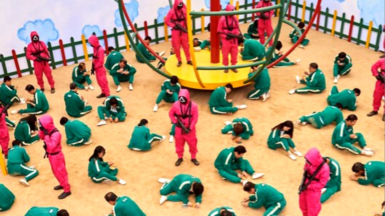 Salah satu adegan serial Squid Game. (net)