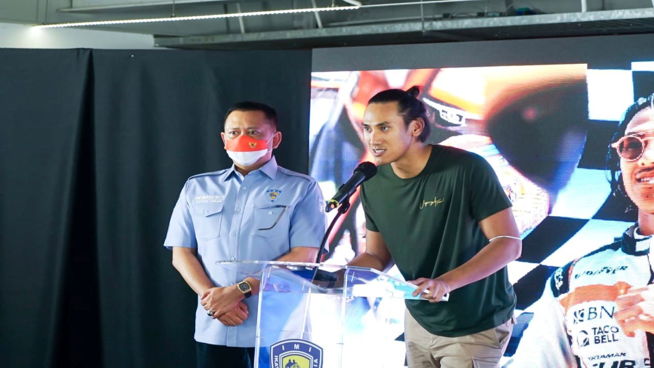 Bamsoet dan Sean Gelael.