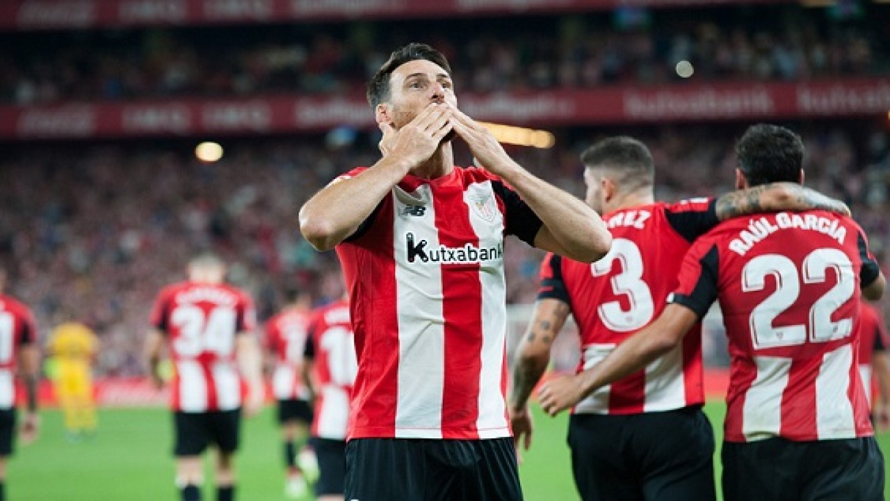 Selebrasi gol Athletic Bilbao