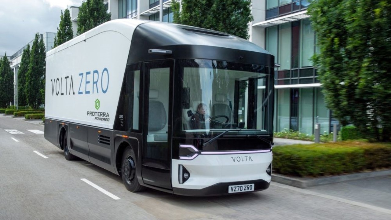 Truk listrik Volta Zero. (Carscoops)