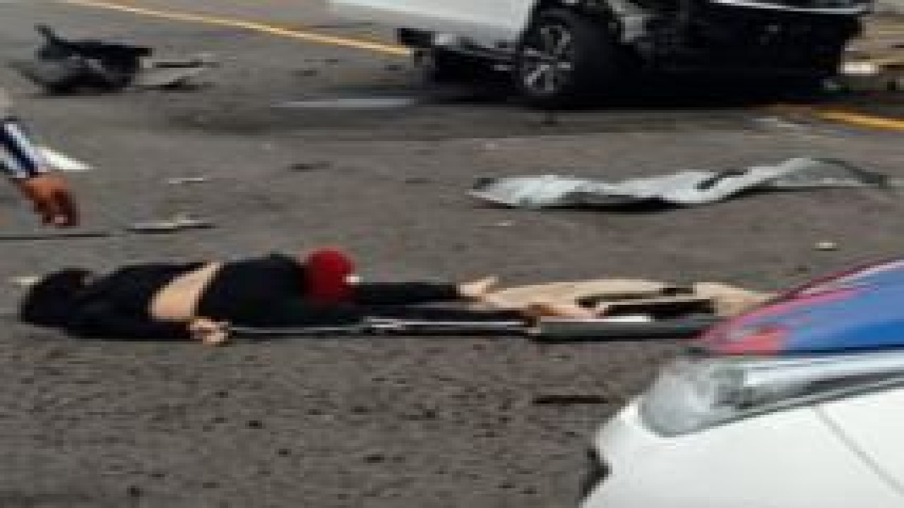 Mayat diduga Vanessa Angel. (Net)