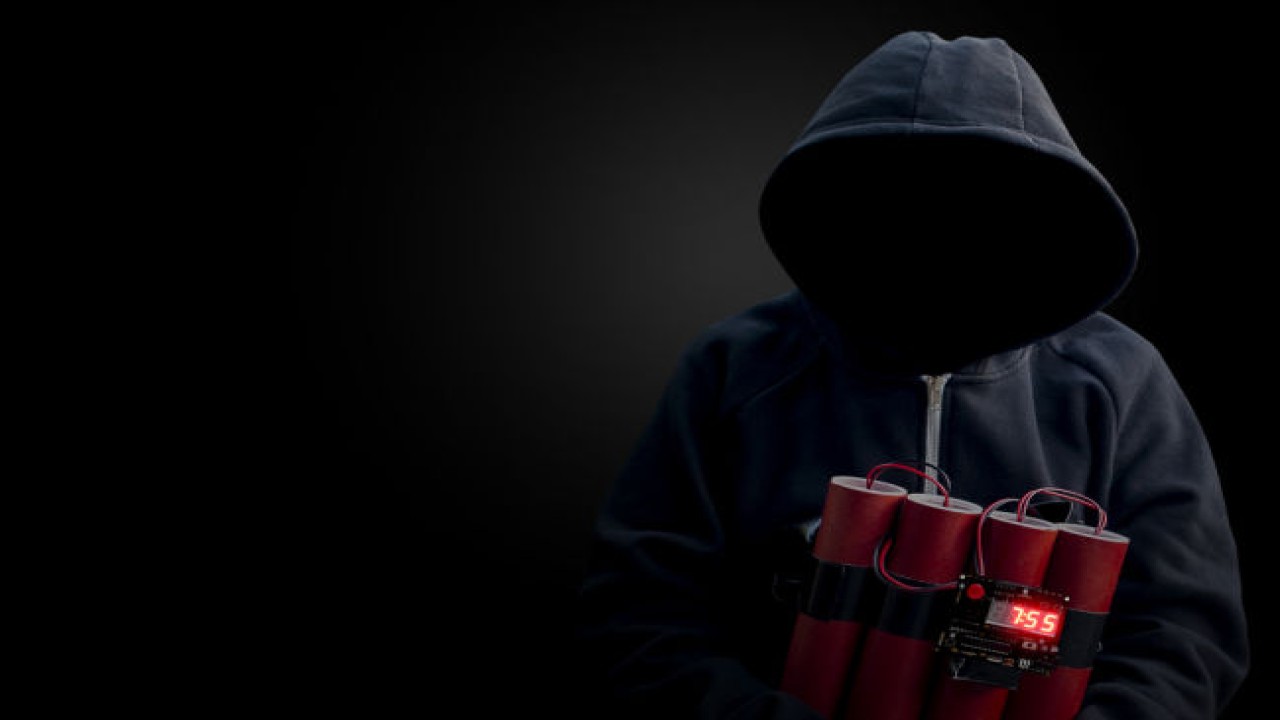 Ilustrasi pelaku bom bunuh diri. (Net)