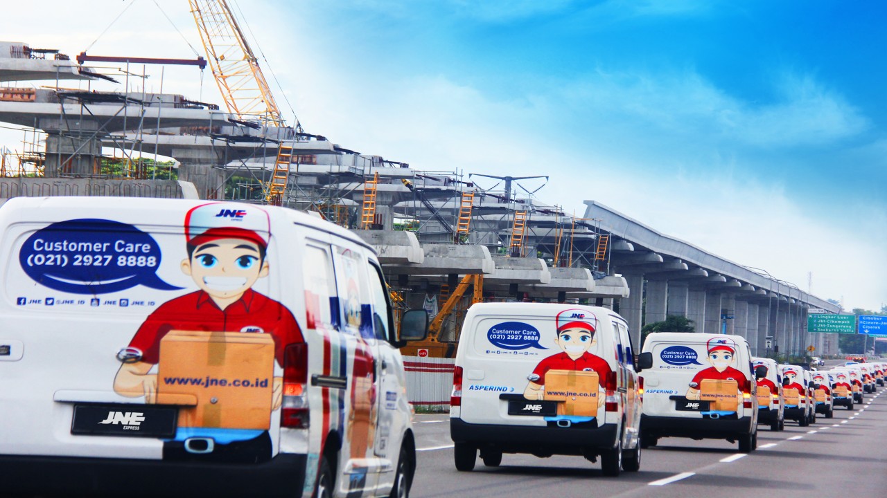 Ilustrasi armada JNE/ist